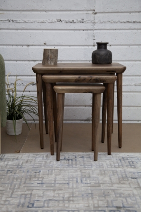 Ceviz Dikdörtgen 3 lü...